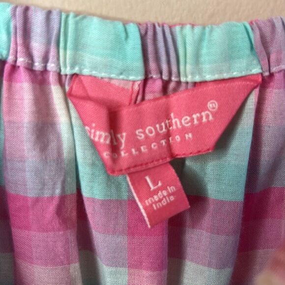 NWT Simply Southern Pink and Blue Midi Sundress - Size Large - Picture 7 of 10